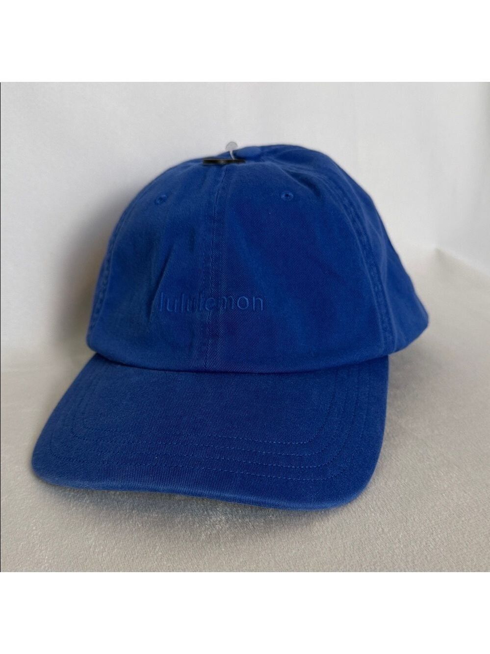 NWT Lululemon Unisex Classic Ball Cap *Wash Adjustable Hat L/XL Blue Embroidered